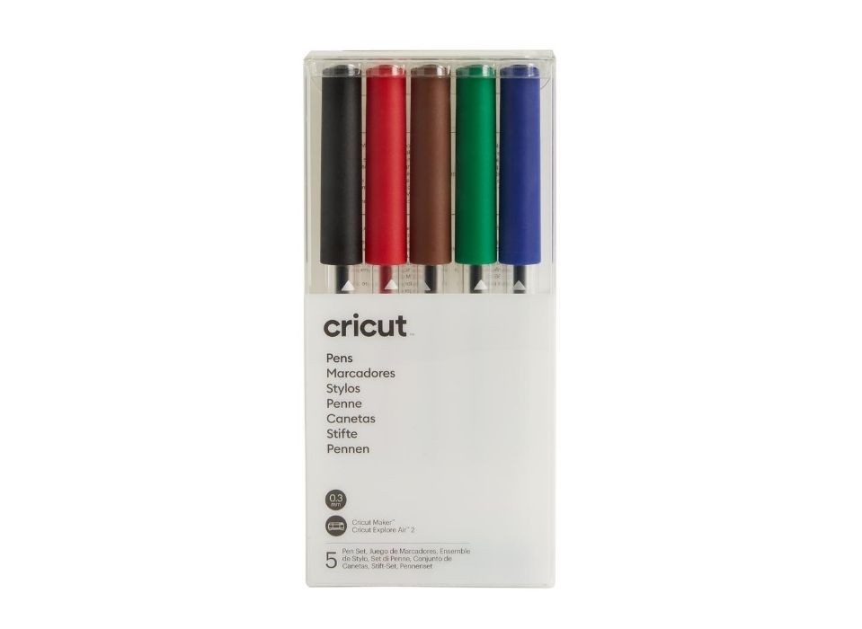 Tutto per il Cucito, Cricut 5 penne punta extra fine colori classici  vendita on line