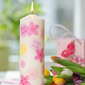 Tutto per il Cucito, Candle liner marabu colori per decorare