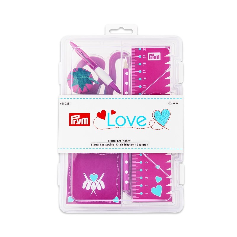 kit starter set cucito prym pink