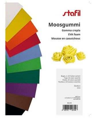Tutto per il Cucito, Gomma crepla set 10 colori misti vendita on line